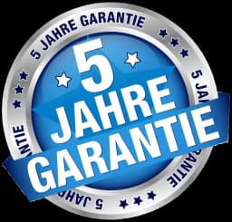 5 Jahre Garantie Siegel