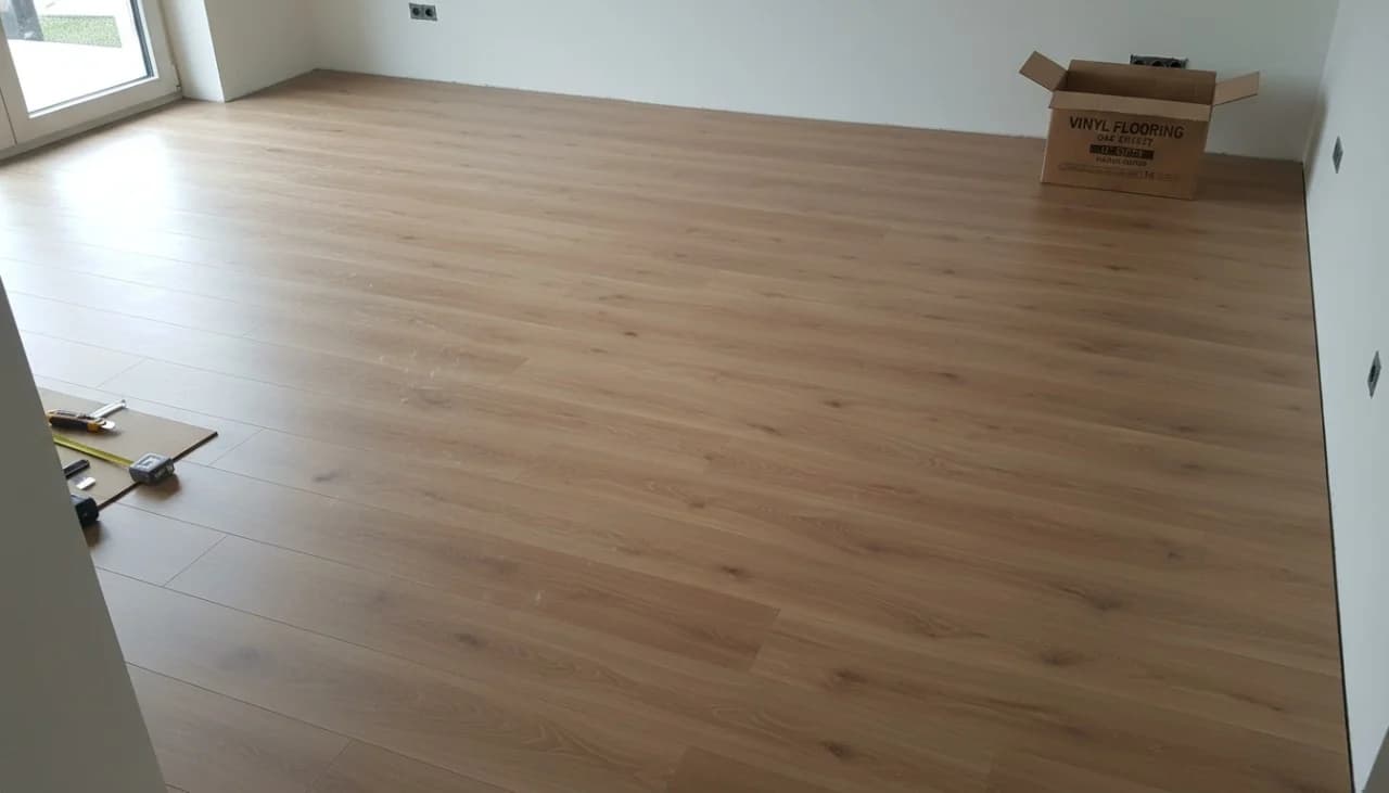 Vinyl Verlegung vom Handwerker Berlin - Fachgerechte Installation