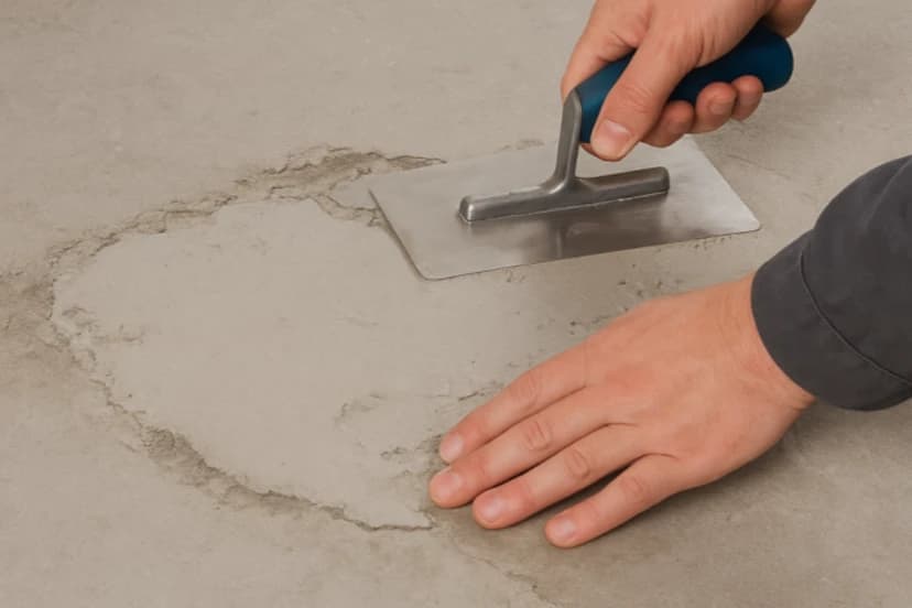 Estrichsanierung in Berlin - Handwerker bei der professionellen Estrichsanierung